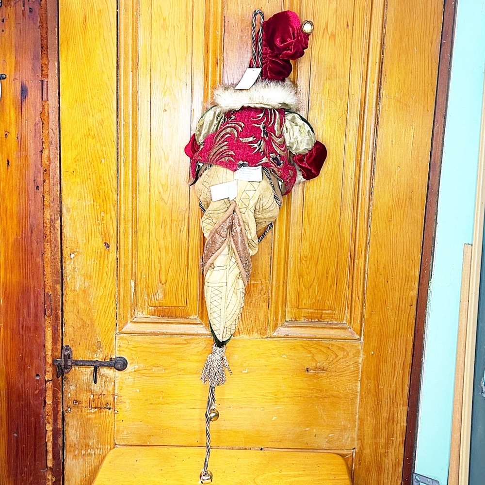 Home Interiors Victorian Santa Pouch Wall Hanging Decor 2005 - Picture 2 of 8